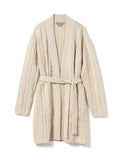 CABLE KNIT MIDDLE LENGTH CARDIGAN