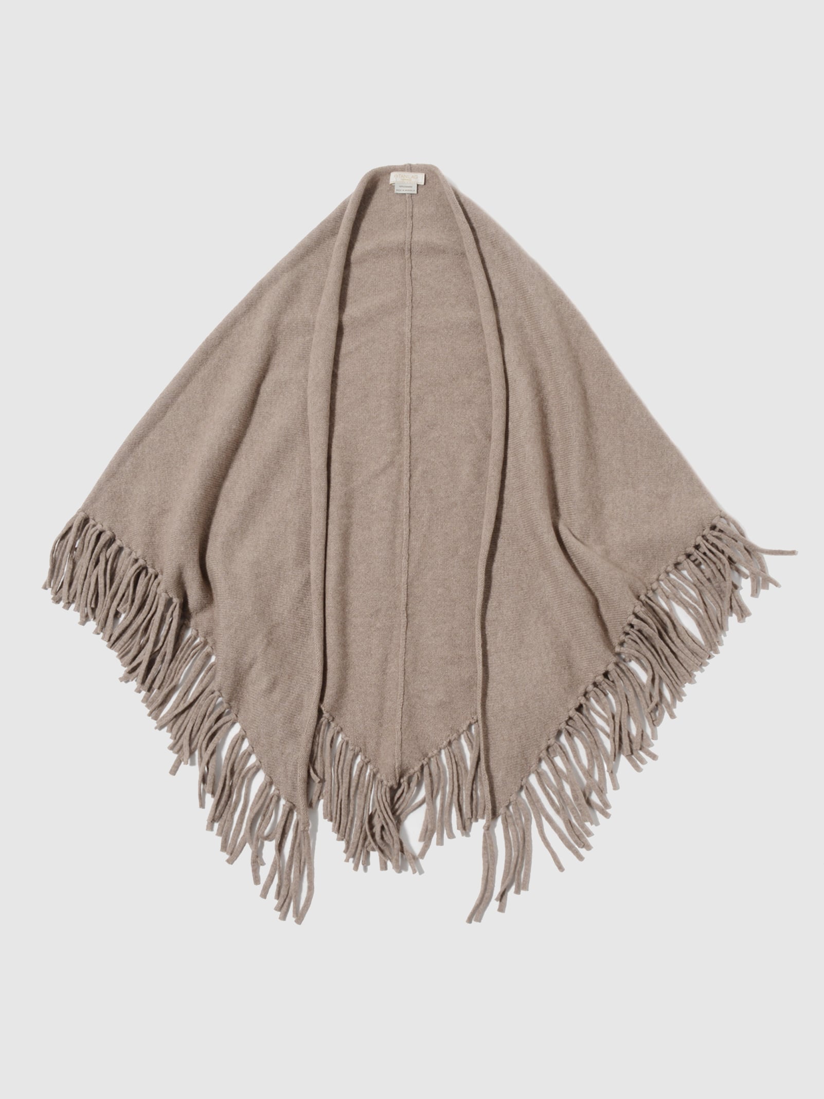 FRINGE SHAWL NATURAL