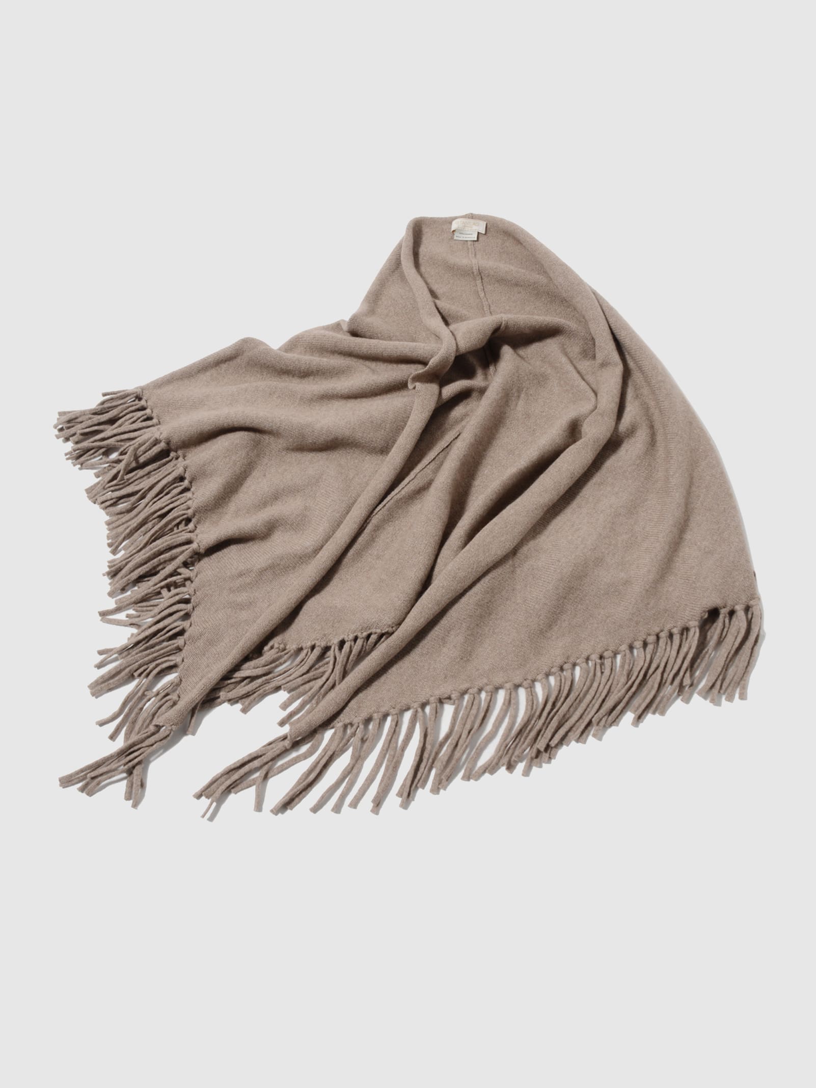 FRINGE SHAWL NATURAL