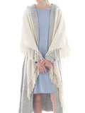 FRINGE SHAWL NATURAL