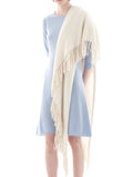 FRINGE SHAWL NATURAL