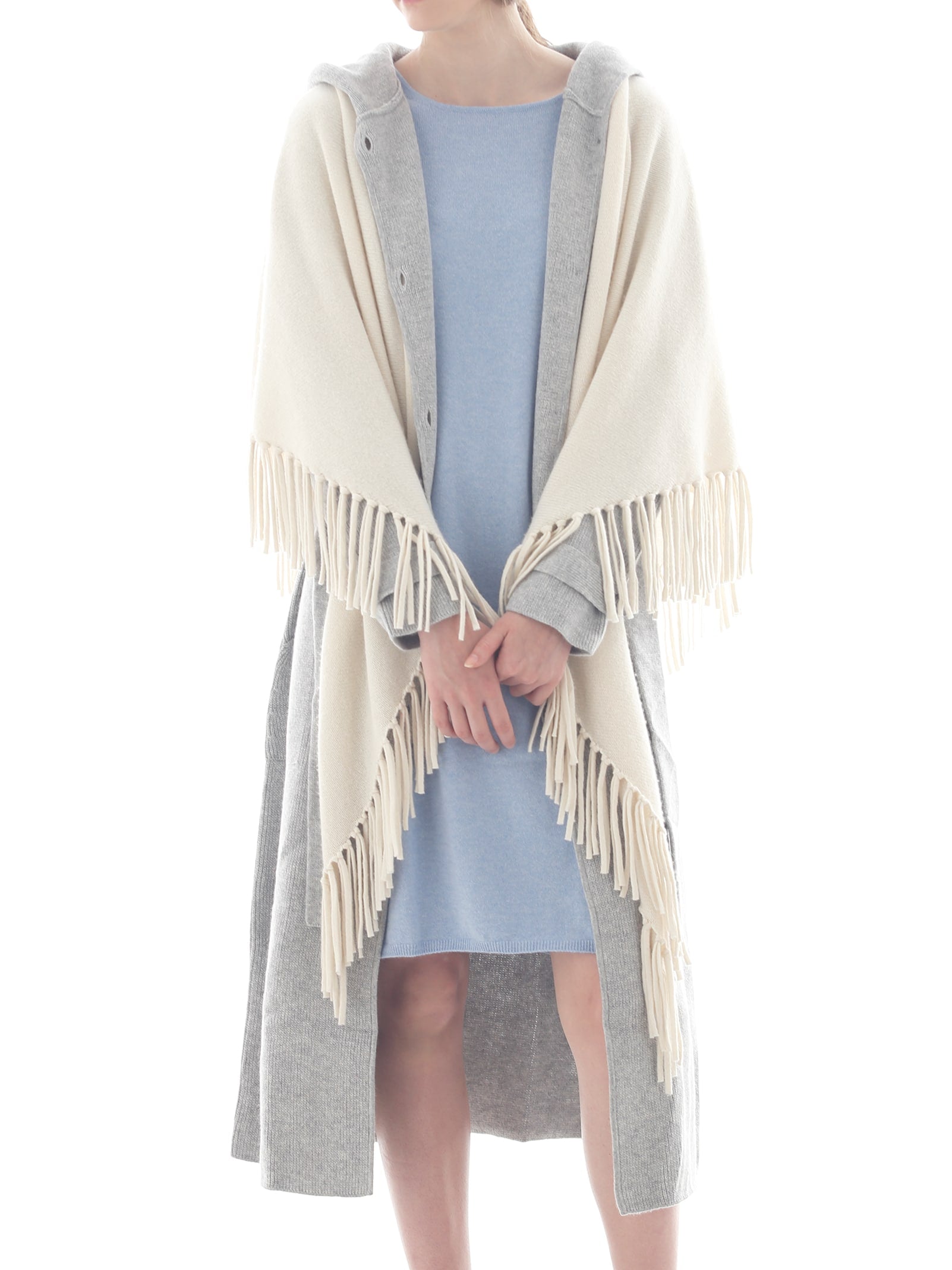 FRINGE SHAWL NATURAL