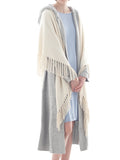FRINGE SHAWL NATURAL