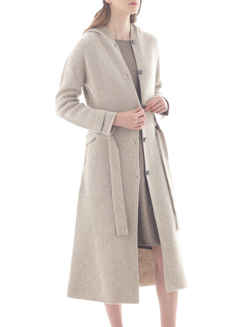 HOODIE LONG COAT
