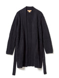 CABLE KNIT MIDDLE LENGTH CARDIGAN