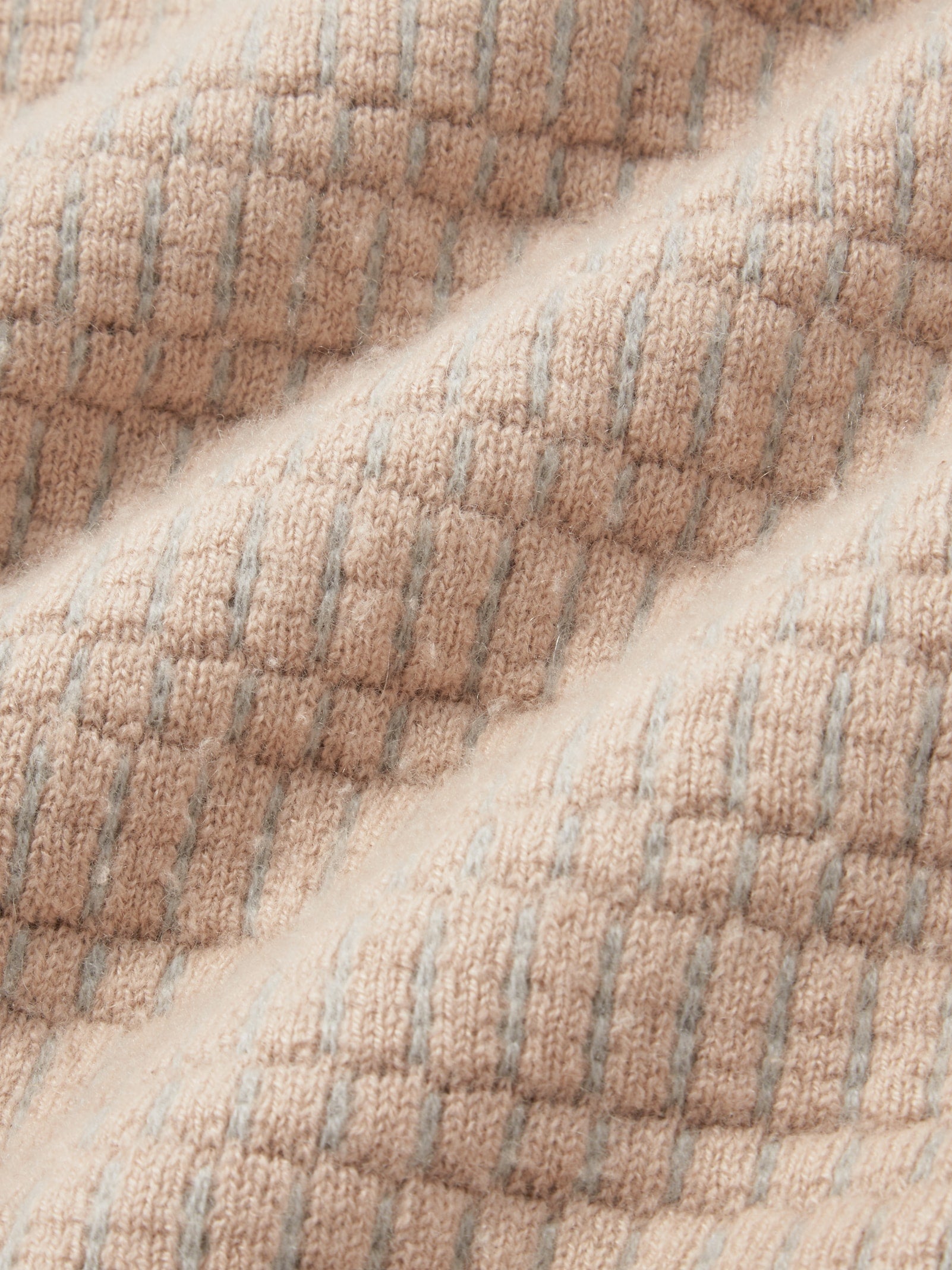 BICOLOR TAUPE BLANKET
