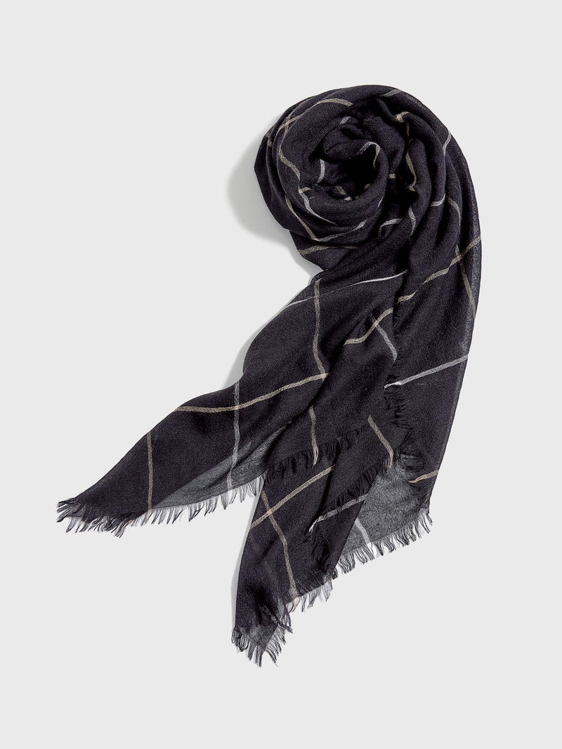 CASHMERE SILK WIND PEN STOLE