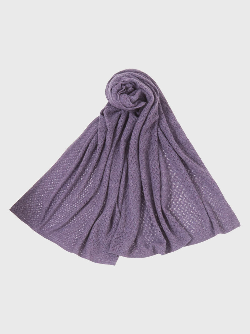 LACE KNIT STOLE VEIN