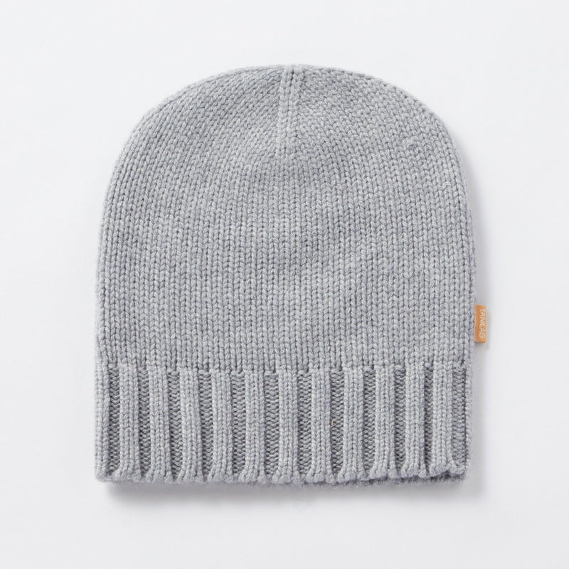 KNITTED CASHMERE BEANIE